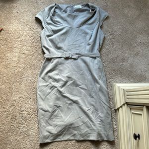 Calvin Klein dress. Gray with belt
